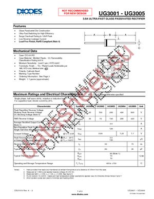 UG3001-T datasheet  